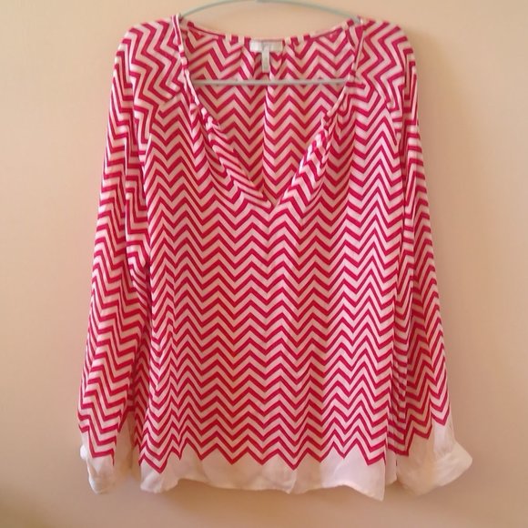 Joie 100% Silk Long Sleeved Blouse - Picture 1 of 6
